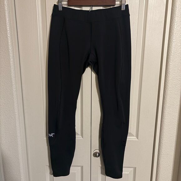 Arc’teryx Women’s Stride Tights Medium Regular Black Base Layer Running - Picture 1 of 10
